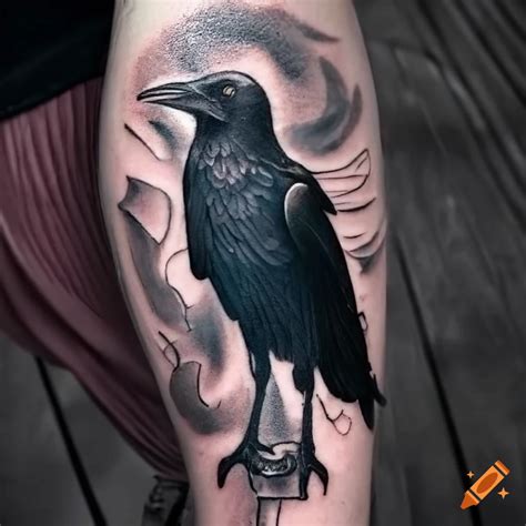 crow tattoo